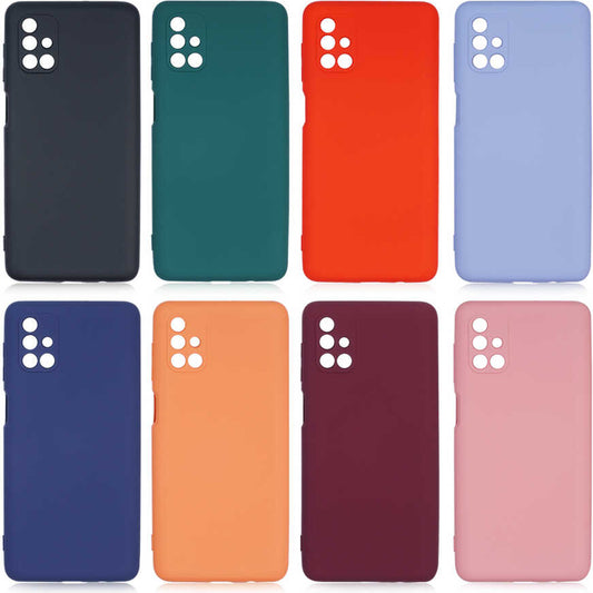 Galaxy M51 Kılıf Mnc Mara Laaakan Kapak-Lila
