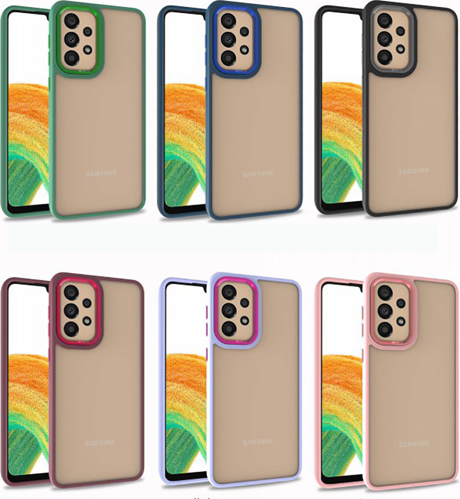 Galaxy A33 5g Kılıf Mnc Flora Kapak-Kırmızı
