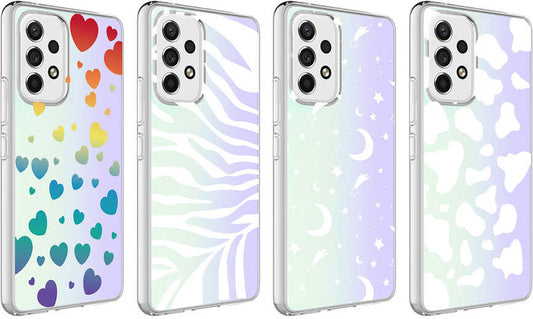 Galaxy A33 5g Kılıf Mnc M-Blue Desenli Kapak-Zebra No1