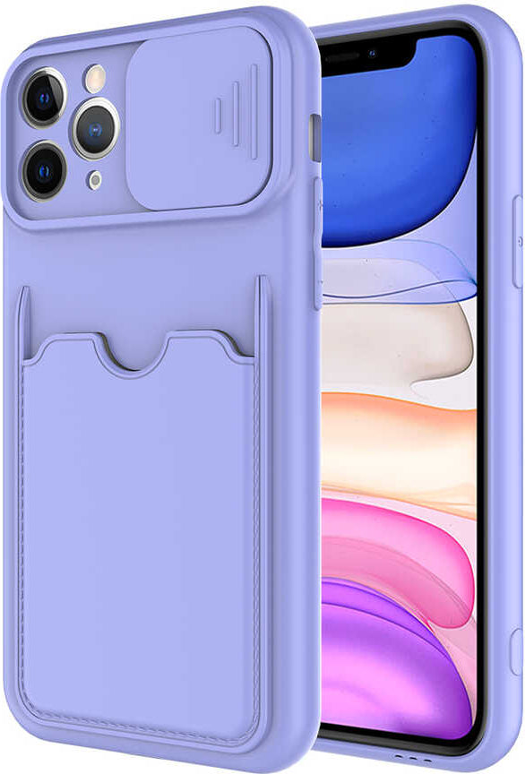 iPhone 11 Pro Max Uyumlu mnc Kartix Kapak-Lila