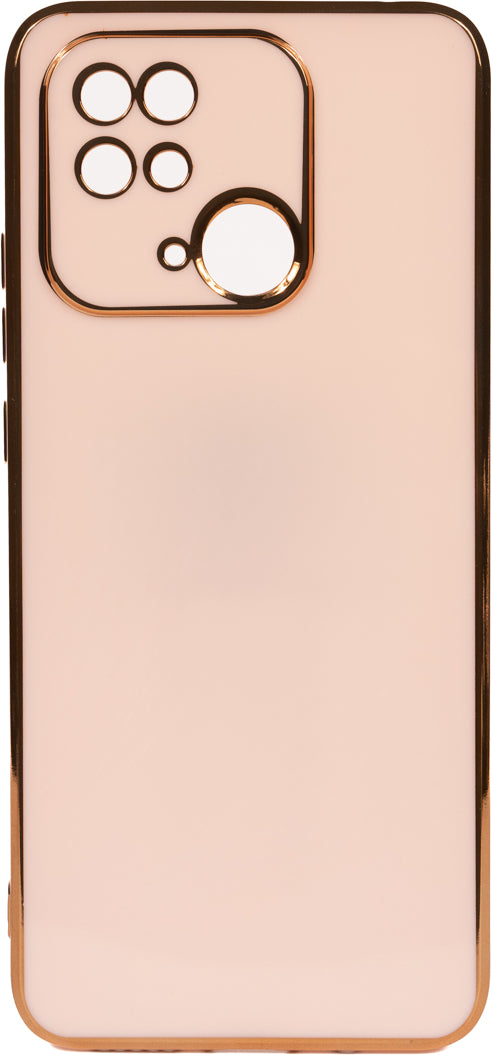 Xiaomi Redmi 10C Kılıf Mnc Bark Kapak-Rose Gold