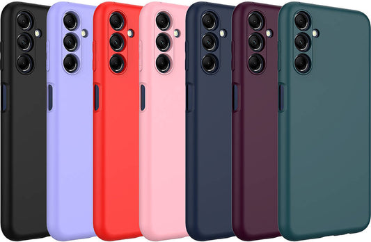 Galaxy A15 Kılıf Mnc Mara Laaakan Kapak-Siyah