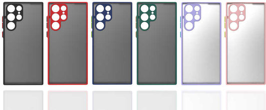 Galaxy S22 Ultra Kılıf Mnc Hux Kapak-Lacivert