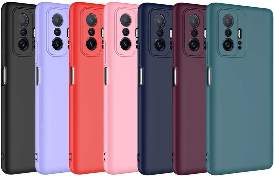 Xiaomi Mi 11T 5g Kılıf Mnc Mara Laaakan Kapak-Lacivert
