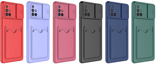 Galaxy A51 Kılıf mnc Kartix Kapak-Kırmızı