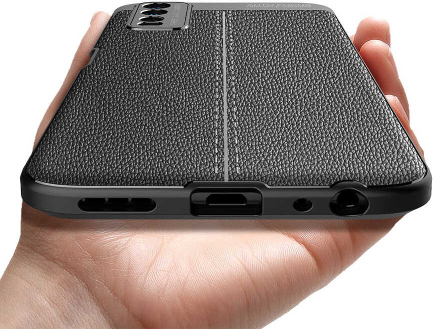 Vivo Y20 Kılıf Mnc Niss Silikon Kapak-Siyah