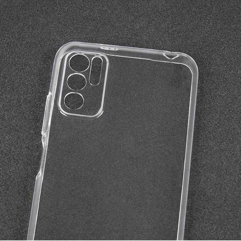 Xiaomi Redmi Note 10 5g Kılıf Mnc Süper Silikon Kapak-Renksiz