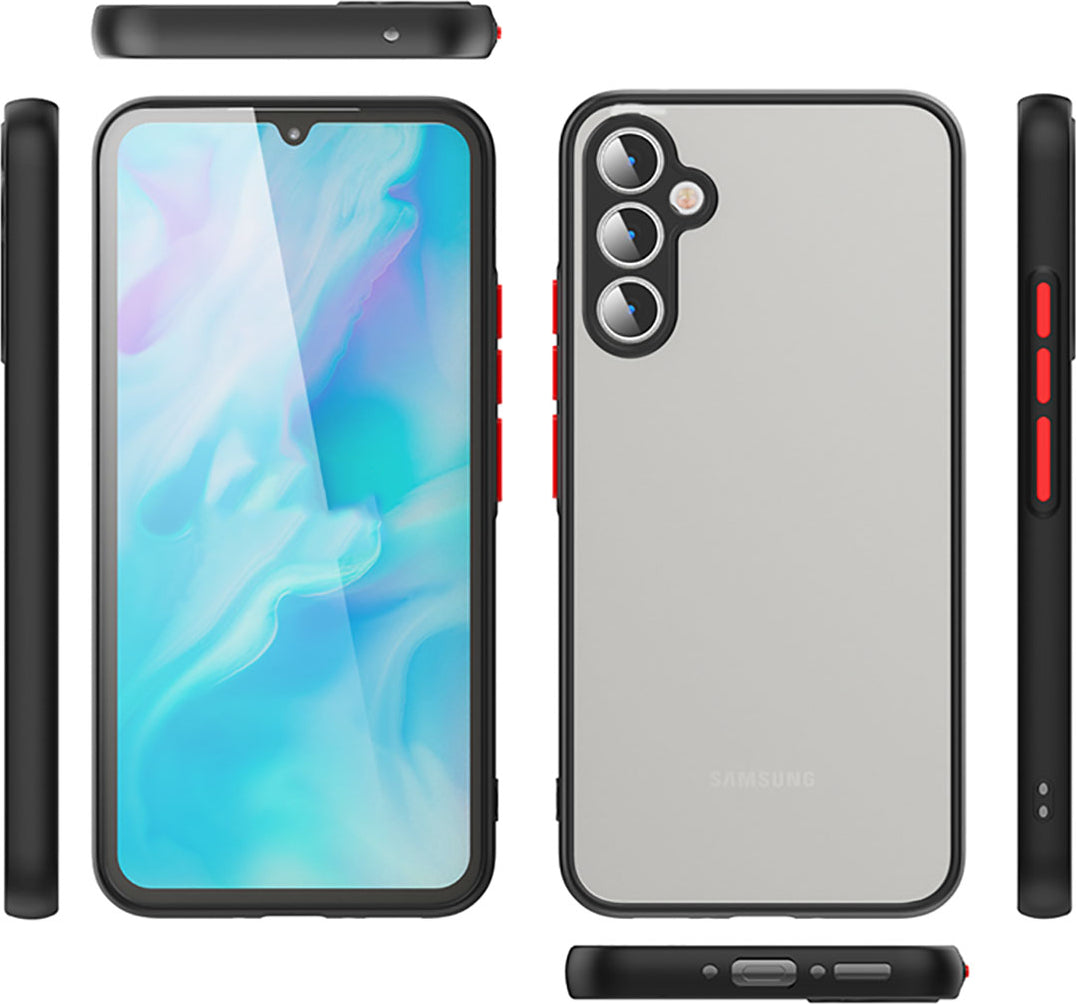 Galaxy A14 Kılıf Mnc Hux Kapak-Siyah