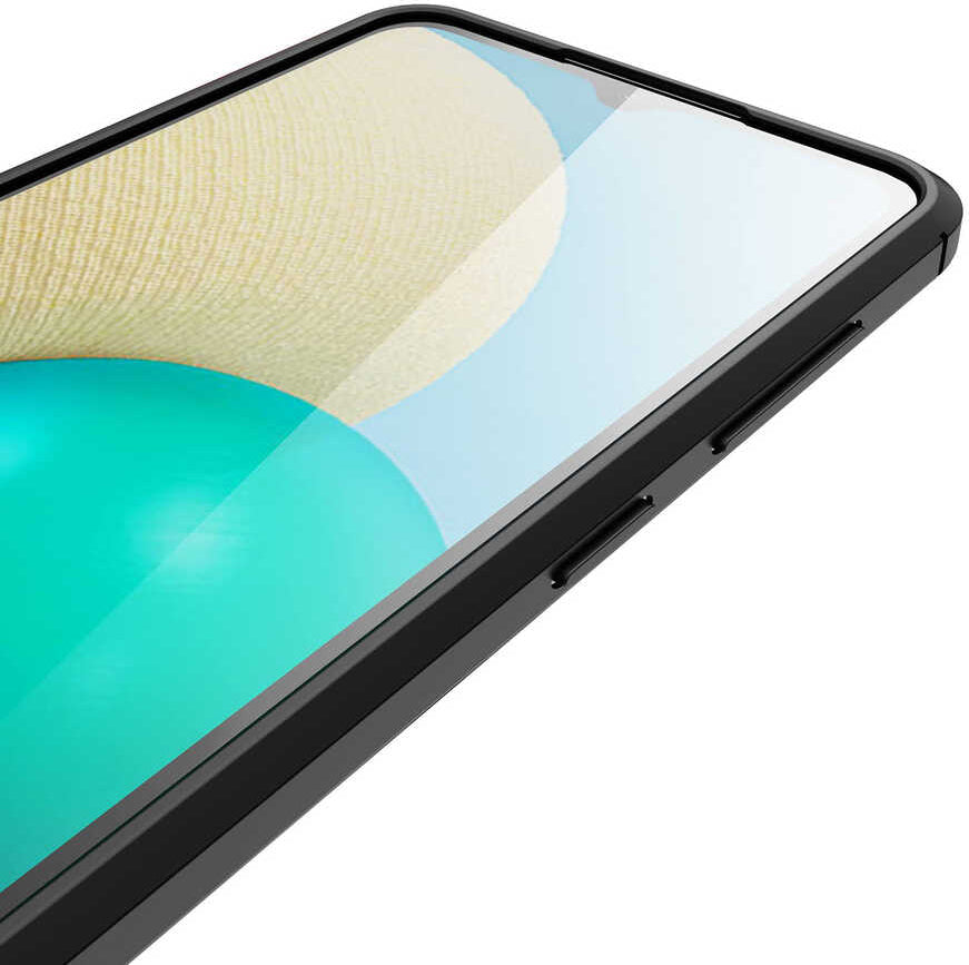 Galaxy A02 Kılıf Mnc Niss Silikon Kapak-Siyah