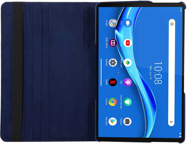 Lenovo Tab P11 Pro 11.2" 2.nesil Uyumlu Mnc Dönebilen Standlı Kılıf-Pembe