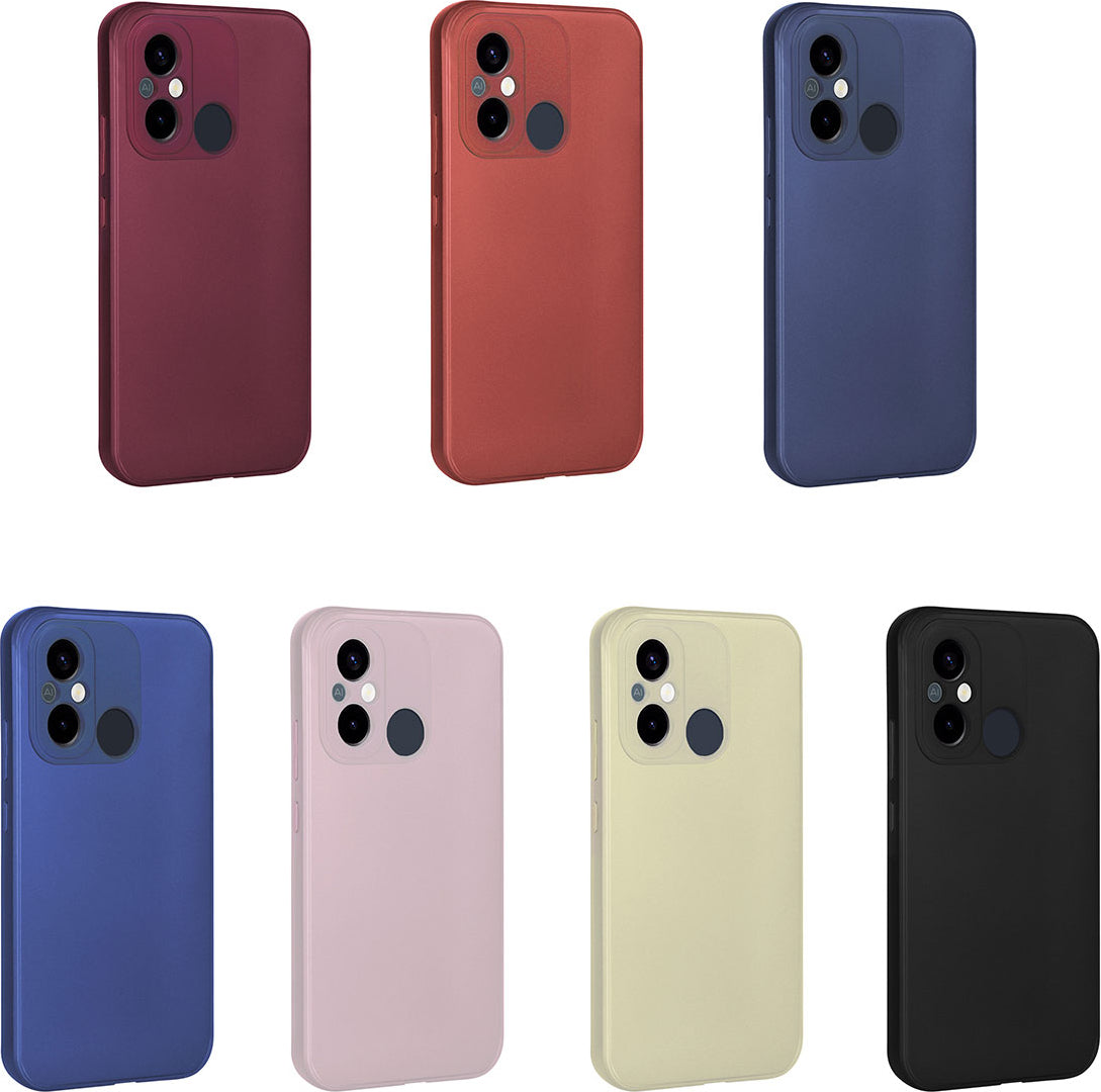 Xiaomi Redmi 12C Kılıf Mnc Premier Silikon Kapak-Saks Mavi