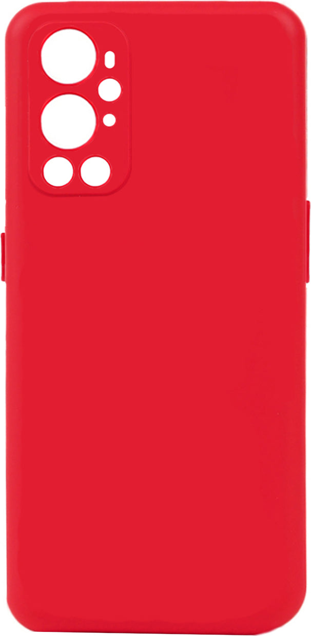 One Plus 9 Pro Kılıf Mnc Biye Silikon-Kırmızı