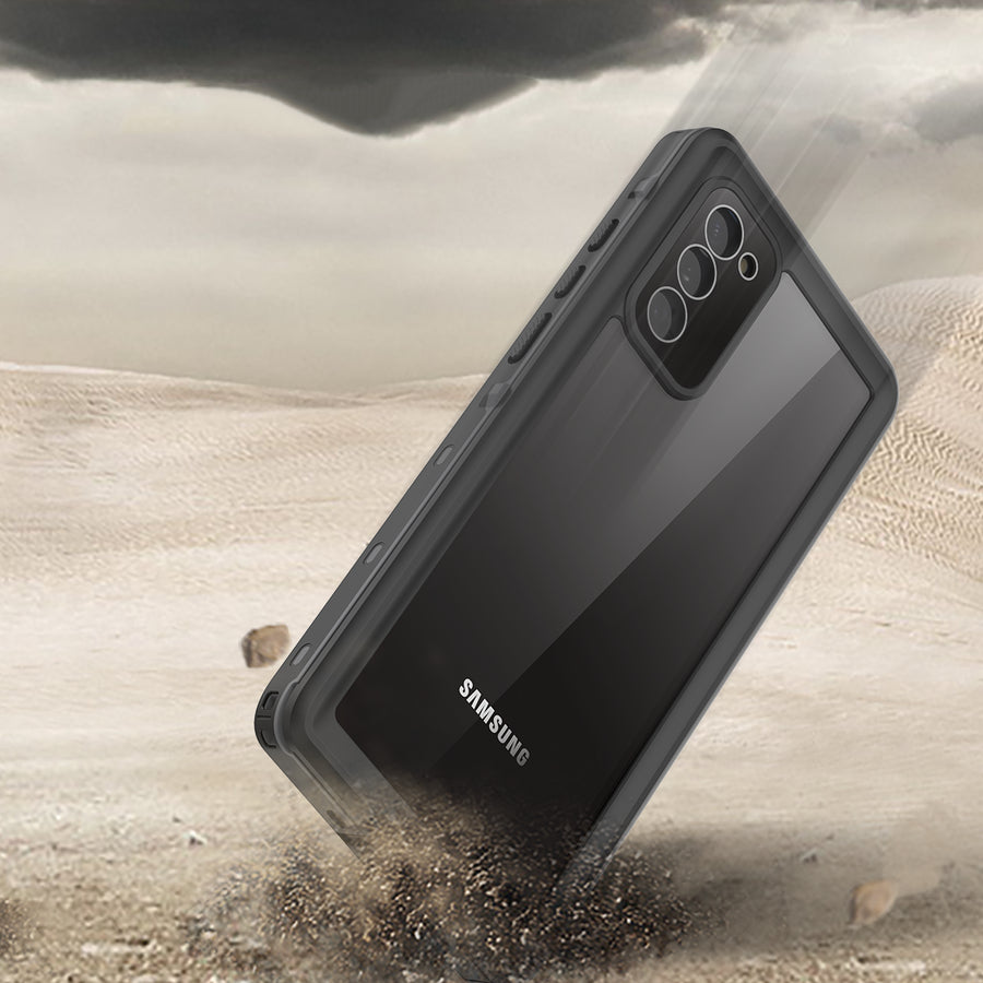 Galaxy Note 20 Kılıf 1-1 Su Geçirmez Kılıf-Siyah