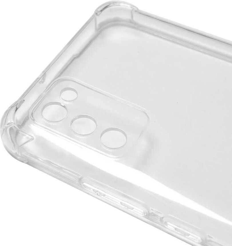 Galaxy A02S Kılıf Mnc Kamera Korumalı Nitro Anti Shock Silikon-Renksiz