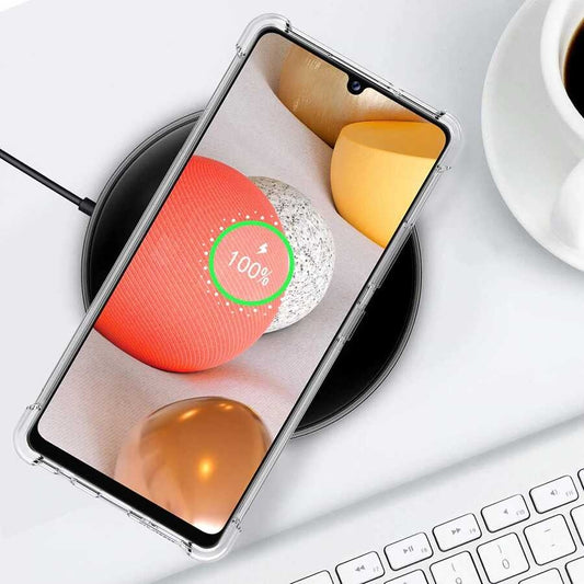 Galaxy A12 Kılıf Mnc Nitro Anti Shock Silikon-Renksiz