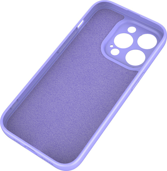 Apple iPhone 14 Pro Max Kılıf Mnc Kamera Korumalı Mara Laaakan Kapak-Koyu Mor