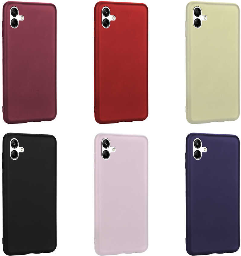 Galaxy A04 Kılıf Mnc Premier Silikon Kapak-Rose Gold