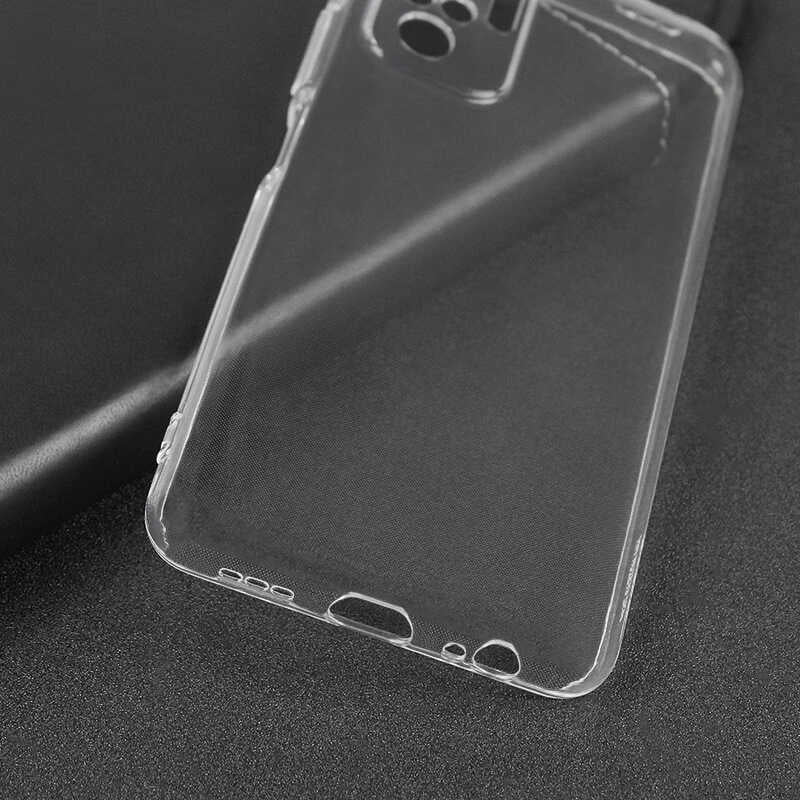 Xiaomi Poco M5S Kılıf Mnc Süper Silikon Kapak-Renksiz