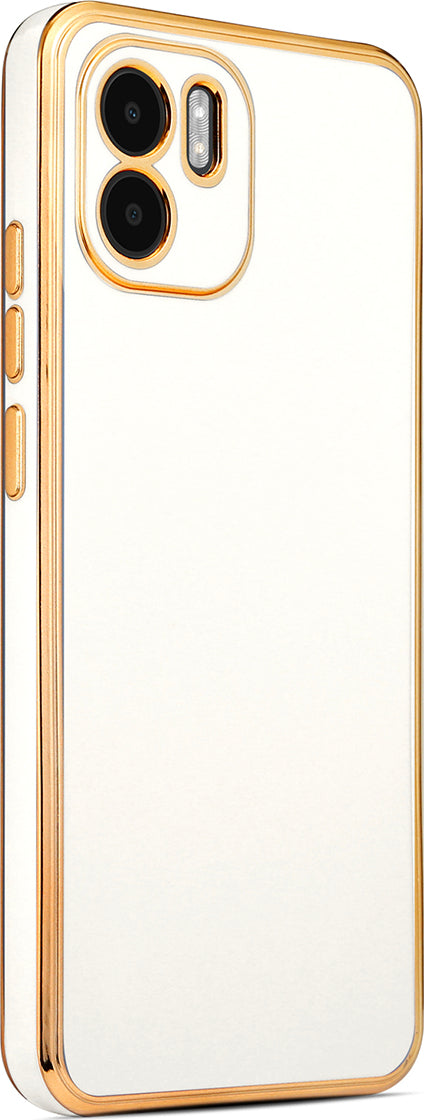 Xiaomi Redmi A1 Kılıf Mnc Bark Kapak-Beyaz