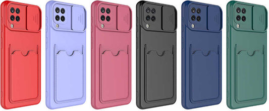 Galaxy M32 Kılıf mnc Kartix Kapak-Kırmızı