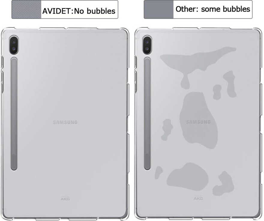 Galaxy Tab S7 T870 Kılıf Uyumlu Mnc Tablet Süper Silikon Kapak-Renksiz