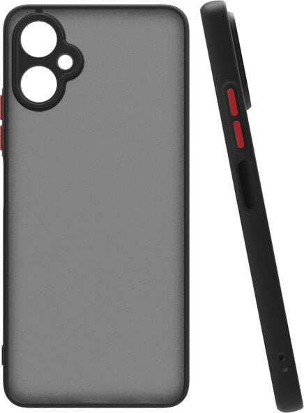 Tecno Camon 19 Neo Kılıf Mnc Hux Kapak-Siyah