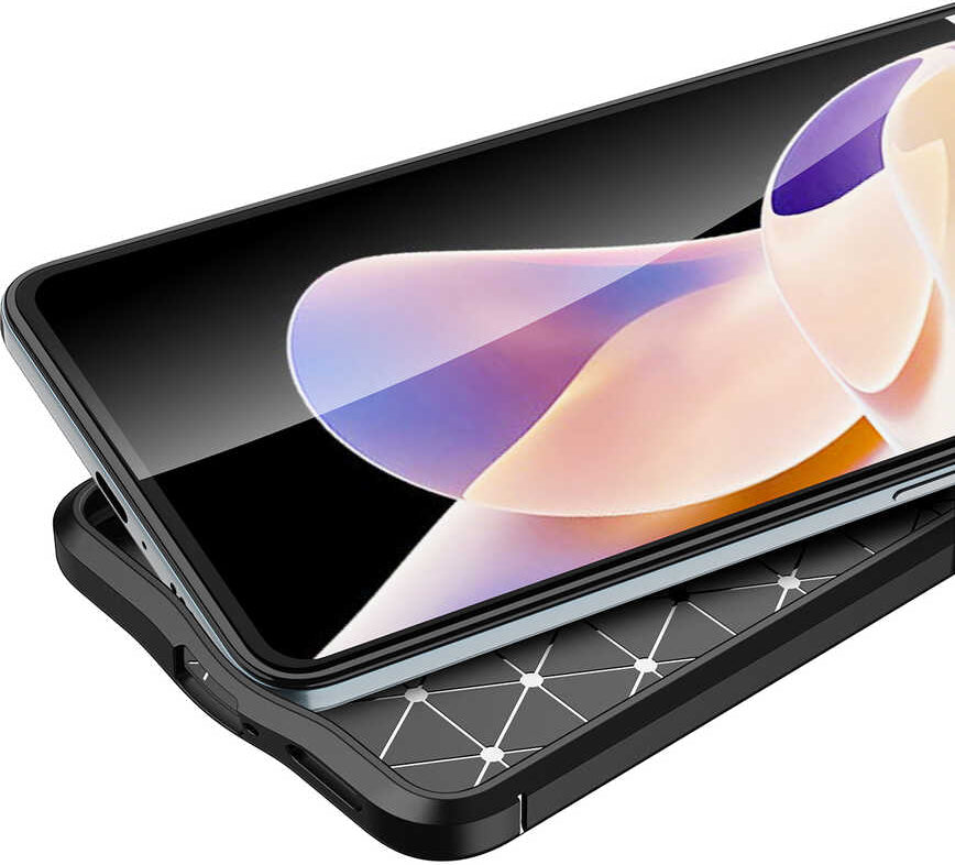 Xiaomi Redmi Infinix Note 11 Pro Plus 5g Kılıf Mnc Niss Silikon Kapak-Siyah