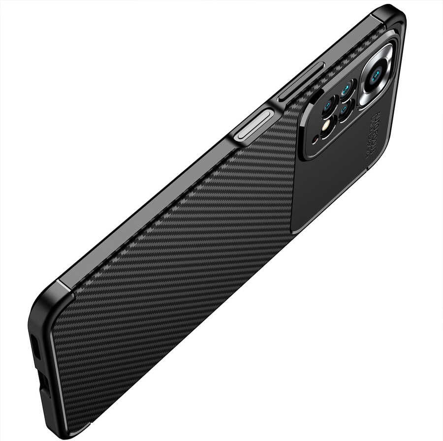 Xiaomi Redmi Note 12 Pro 4g Kılıf Mnc Negro Silikon Kapak-Lacivert