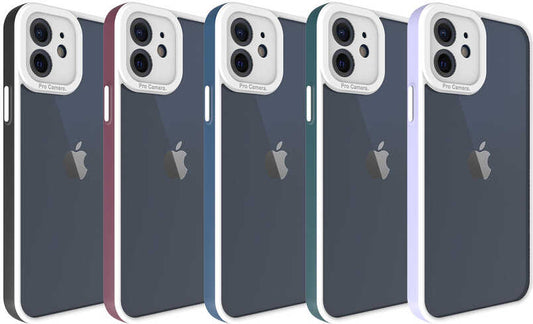 iPhone 12 Kılıf Mnc Mima Kapak-Lila