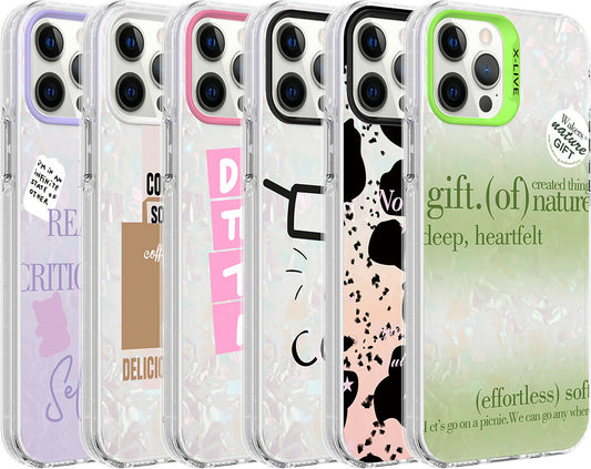 Apple iPhone 12 Pro Kılıf Mermer Desenli Mnc Marbello Kapak-Yeşil