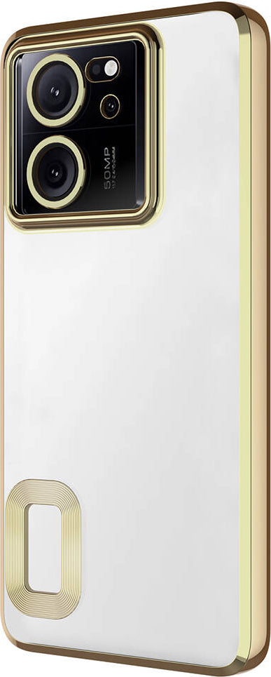 Xiaomi Mi 13T Kılıf Kamera Korumalı Logo Gösteren Mnc Omega Kapak-Siyah