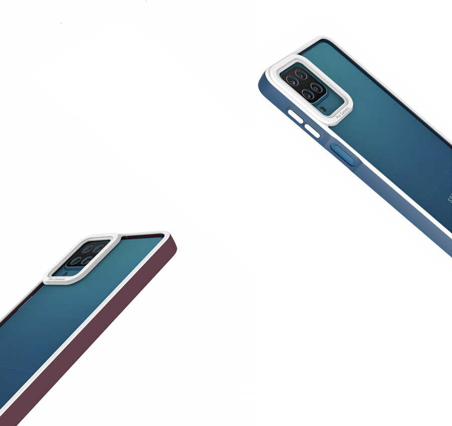 Galaxy A12 Kılıf Mnc Mima Kapak-Mürdüm