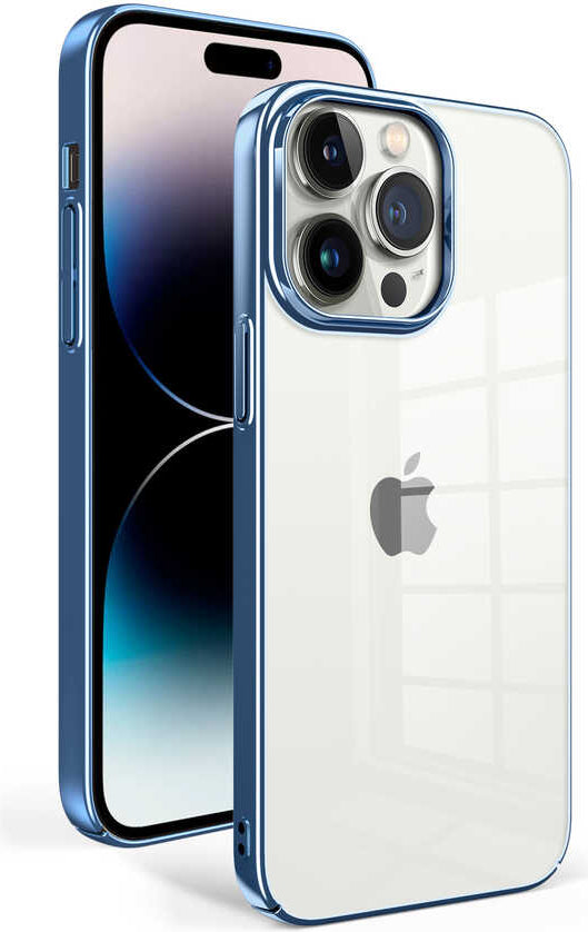 iPhone 14 Pro Uyumlu Mnc Sun Kapak-Mavi Açık