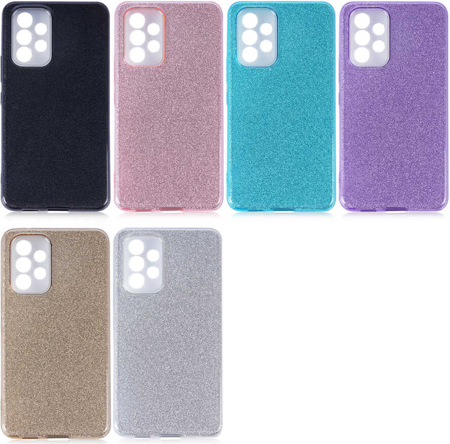 Galaxy A73 Kılıf Mnc Shining Silikon-Pembe