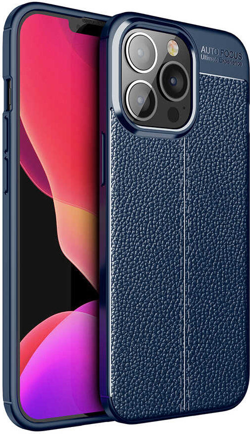 iPhone 14 Pro Max Uyumlu Mnc Niss Silikon Kapak-Lacivert