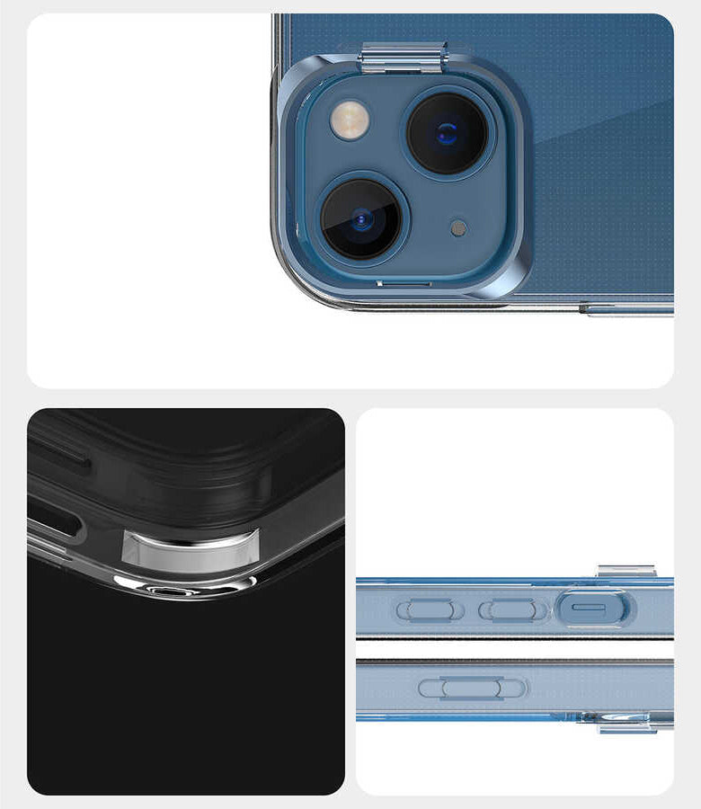 iPhone 14 Kılıf Mnc Skuba Kapak-Gold