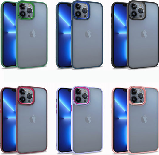 iPhone 13 Pro Max Kılıf Mnc Flora Kapak-Kırmızı