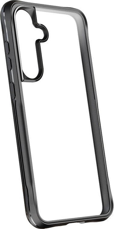 Galaxy S24 Plus Kılıf Şeffaf Sert Pc Arka Yüzey Tasarımlı Mnc Edo Kapak-Siyah