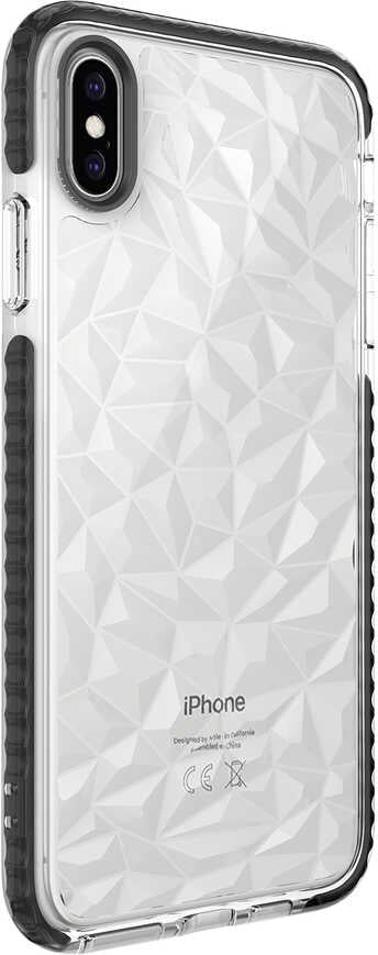 iPhone Xs Max 6.5 Uyumlu Mnc Buzz Kapak-Siyah