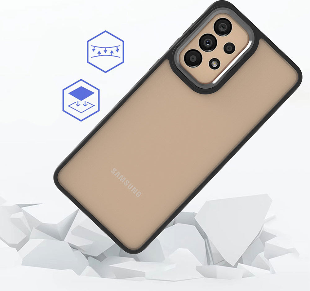 Galaxy A73 Kılıf Mnc Flora Kapak-Lila