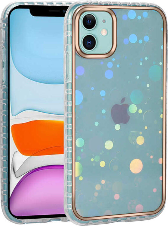 iPhone 11 Uyumlu Desenli Parlayan Transparan Mnc Avva Kapak-No2