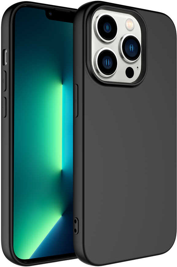 iPhone 14 Pro Uyumlu Mnc Mara Laaakan Kapak-Siyah