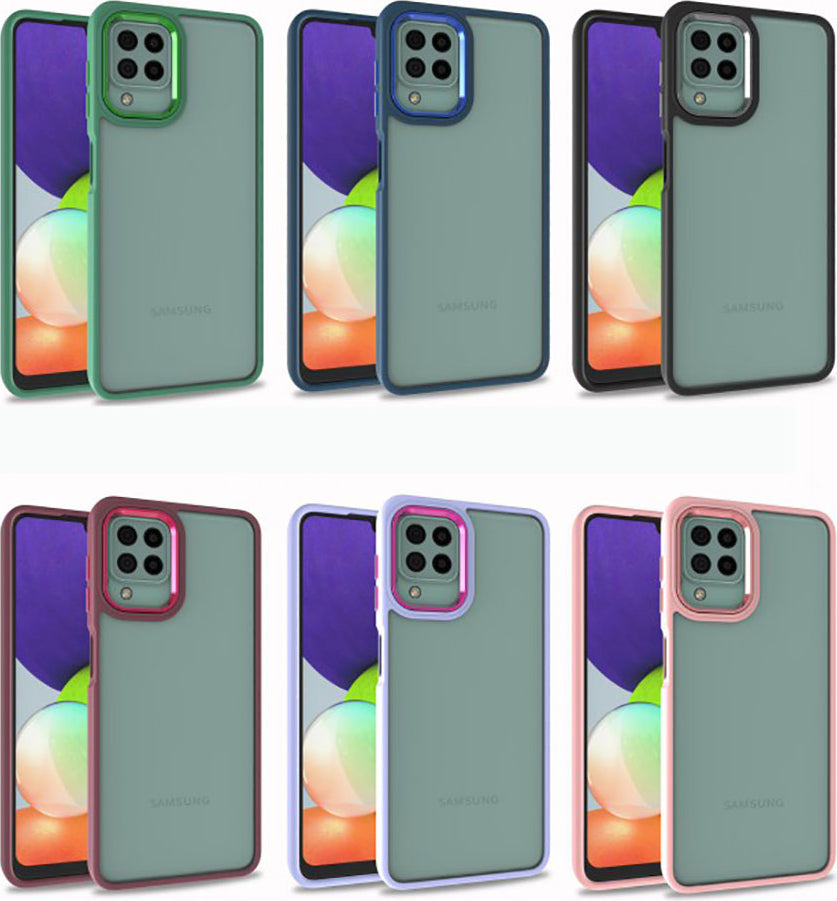 Galaxy M22 Kılıf Mnc Flora Kapak-Rose Gold
