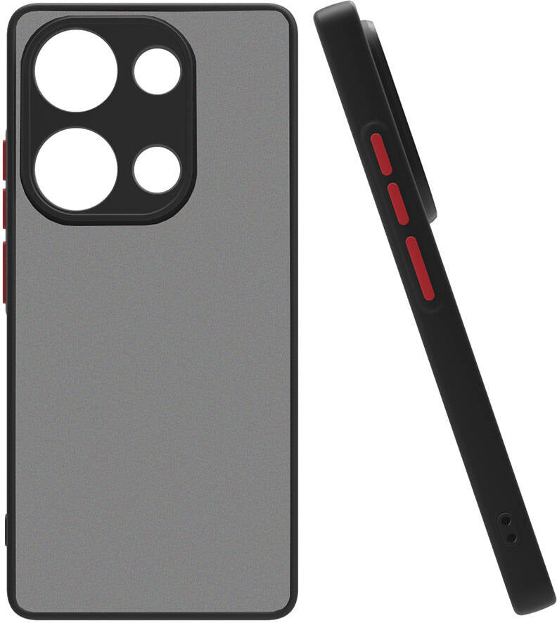 Xiaomi Redmi Note 13 Pro 5g Kılıf Mnc Hux Kapak-Siyah