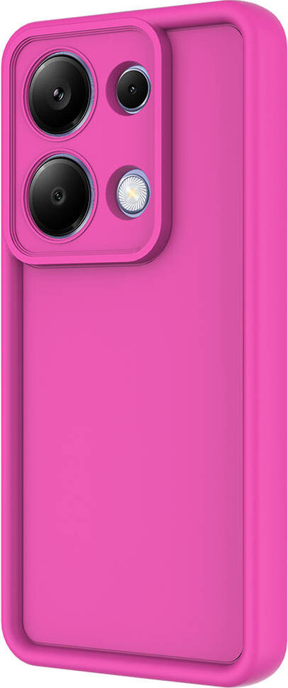 Xiaomi Redmi Note 13 Pro 4g Kılıf Kamera Korumalı Mnc Ananas Kapak-Pembe Koyu