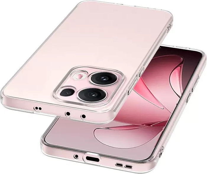 Reno 13 Pro Kılıf Mnc Süper Silikon Kapak - Şeffaf