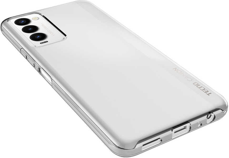 Tecno Camon 18 Kılıf Mnc Süper Silikon Kapak-Renksiz