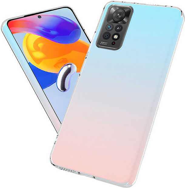 Xiaomi Redmi Note 11 Pro 5g Kılıf Mnc Süper Silikon Kapak-Renksiz