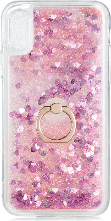 iPhone x Uyumlu Mnc Milce Kapak-Pembe