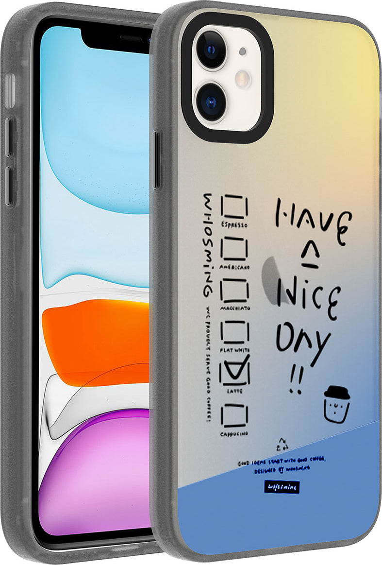 iPhone 12 Pro Uyumlu Desenli Mnc Dragon Sert Kapak-Gezegen